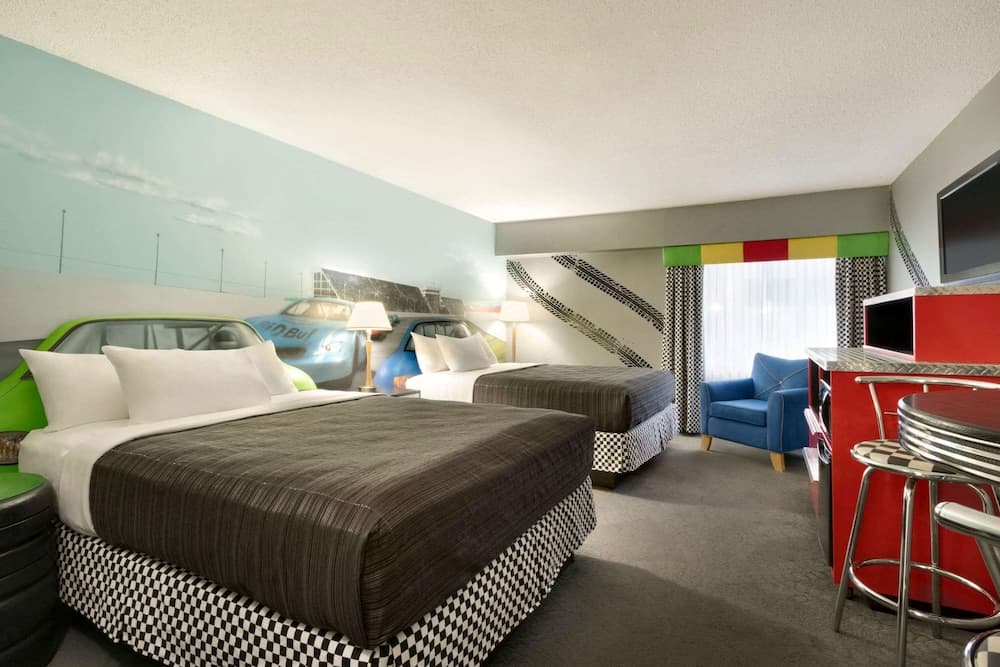 Room, 2 Queen Beds, Non Smoking (Car Theme)